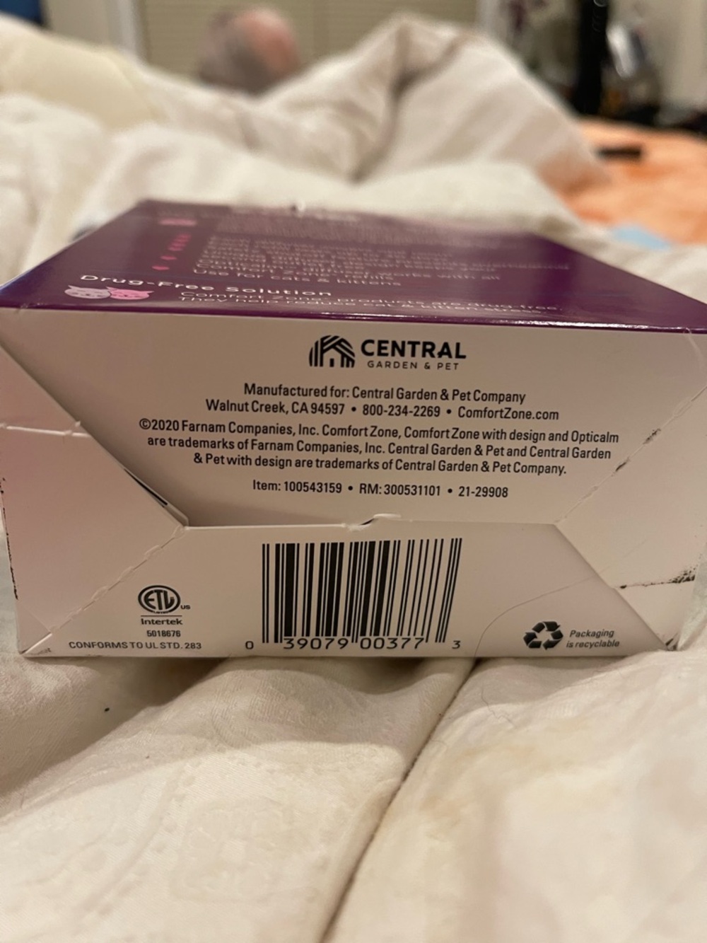 Comfort Zone Single & Multi-Cat Calming Kit Plug-In Defuser & Refill Drug Free - Picture 8 of 8